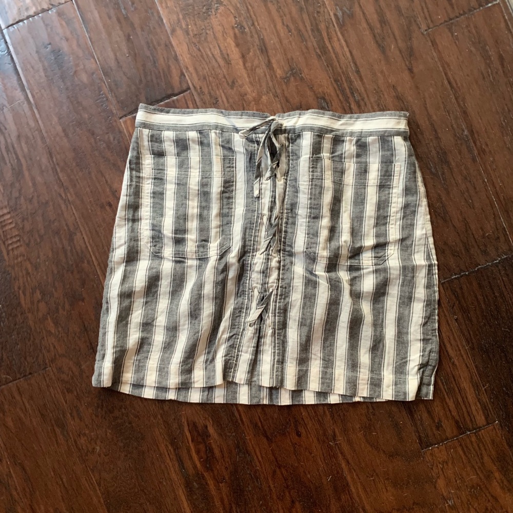 Madewell striped skirt
